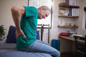 Man experiencing hip pain and considering a hip replacement in Prescott, AZ