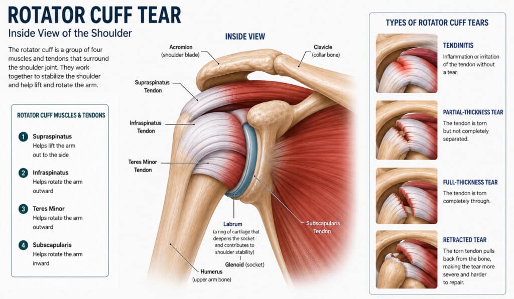 Rotator Cuff Tear Infographic